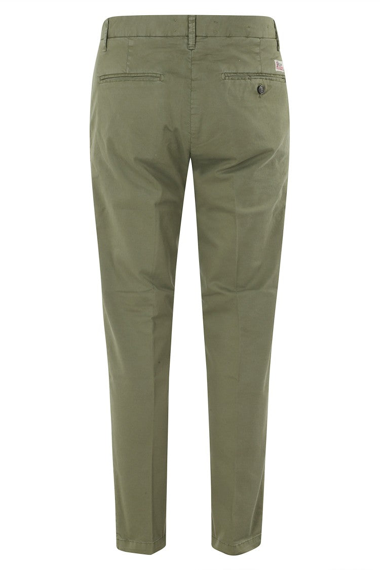 Roy Roger's Military Conduit French Pockets Belt Loops Cotton-Blend Chino Pants