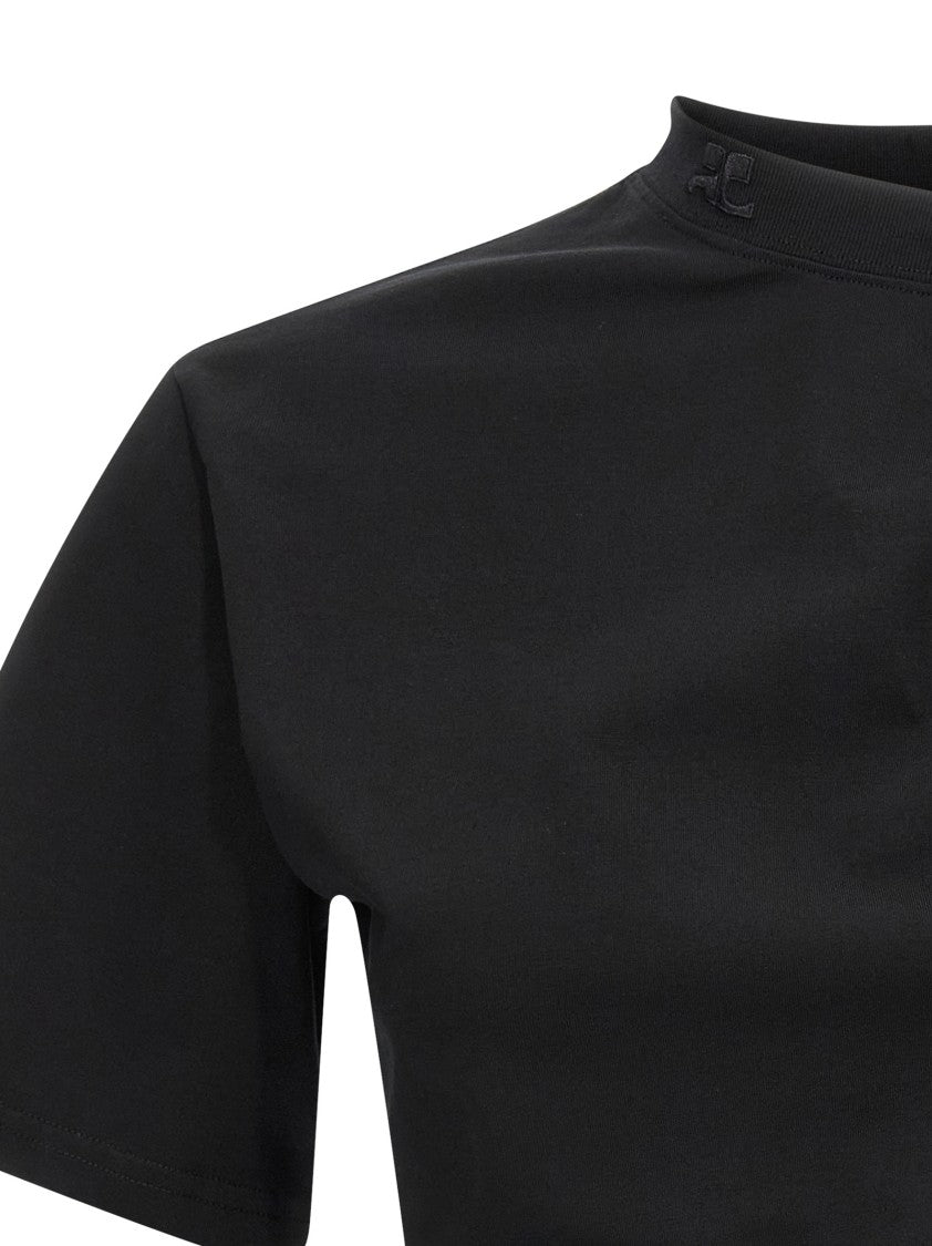 Courrèges 'Twist Asymmetrical' T-Shirt