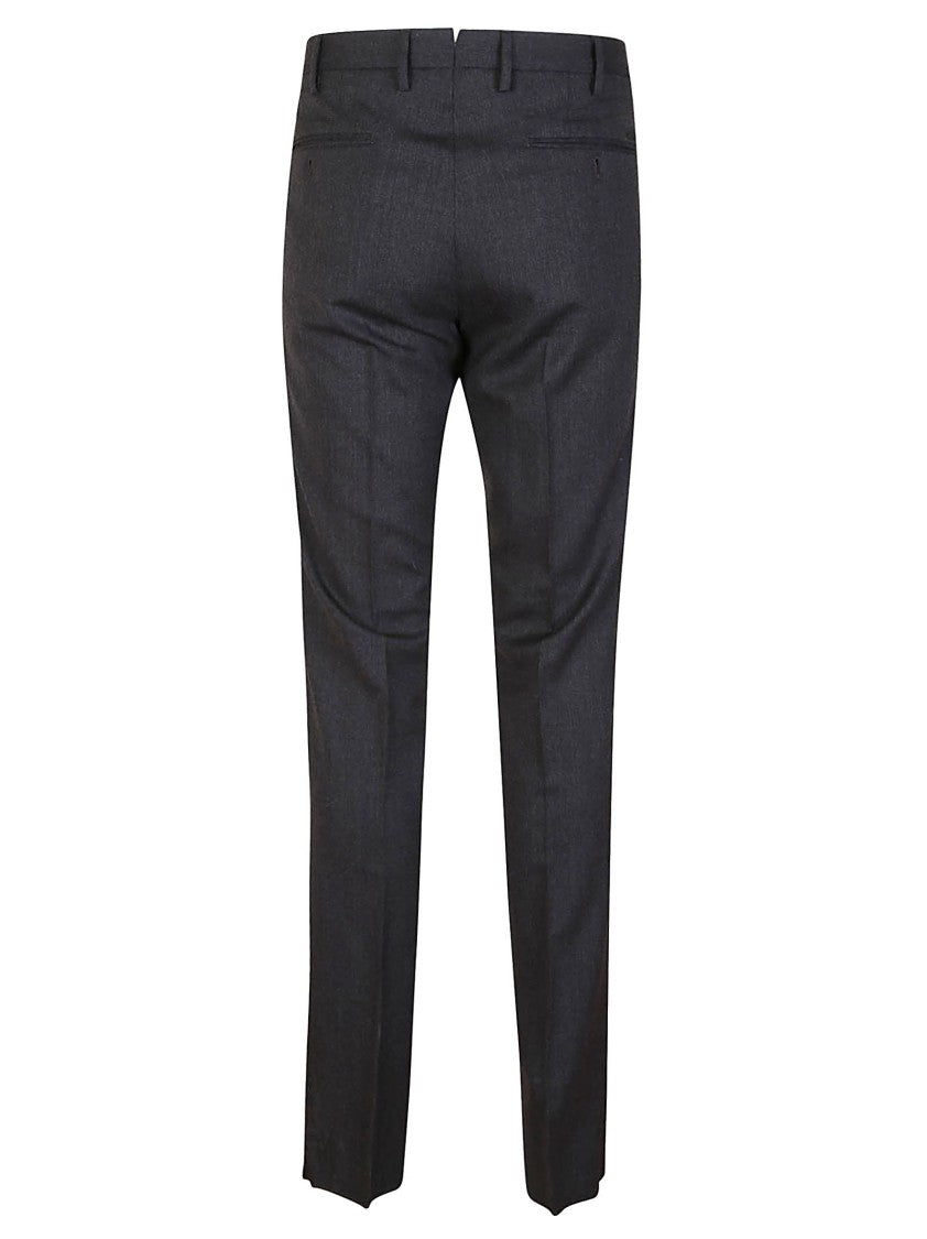 Incotex Tailored Wool Trousers With Classic Waistband