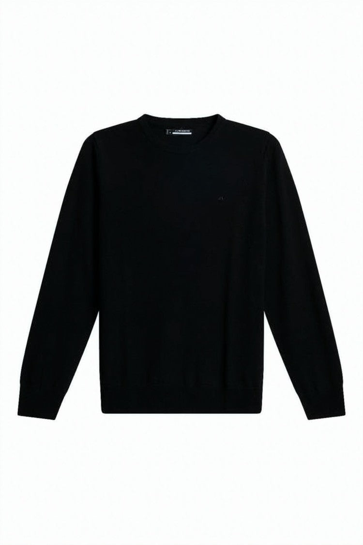 J Lindeberg Classic Crew Neck Merino Wool Sweater