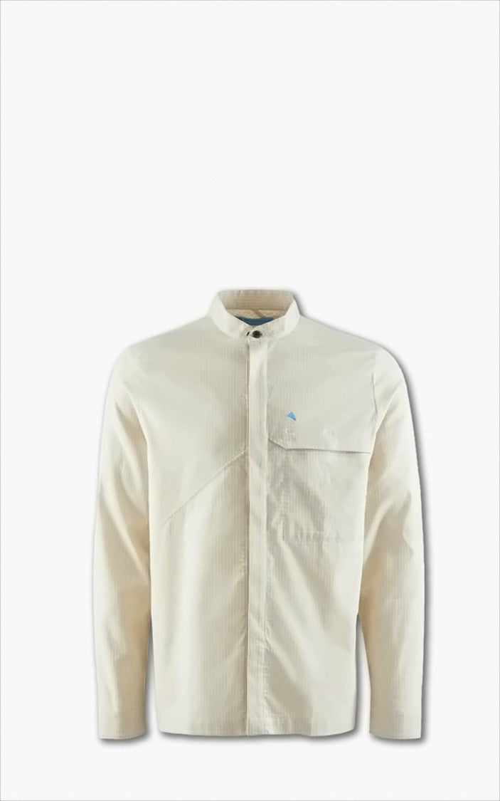 Klattermusen Minimalistic Long-Sleeve Shirt With Mandarin Collar And Concealed Placket