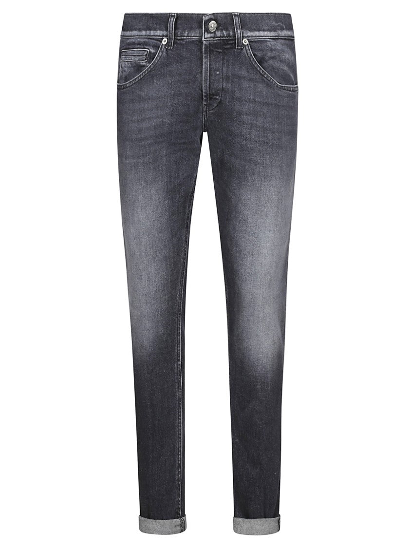 Dondup Five-Pocket Slim Fit Jeans With Rolled Cuffs