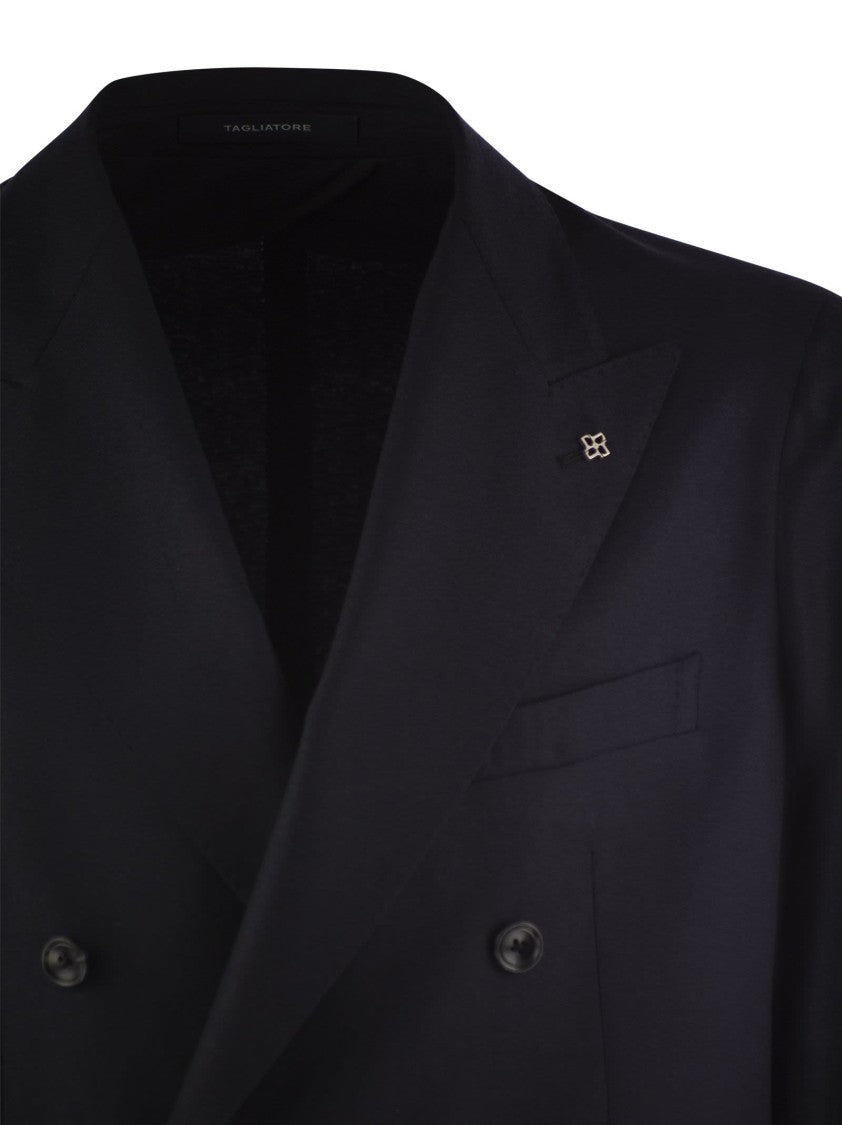 Tagliatore Wool And Cashmere Double-Breasted Suit