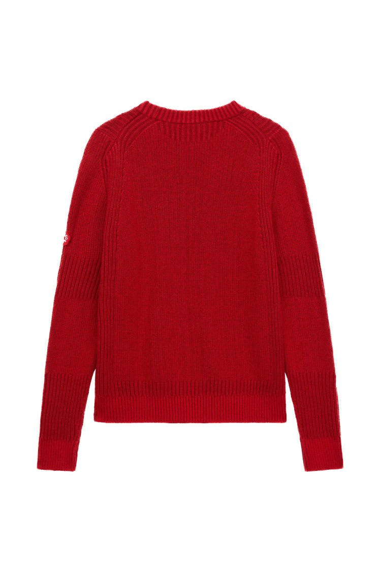 Kenzo Boke Flower Wool-Cotton Crewneck Sweater