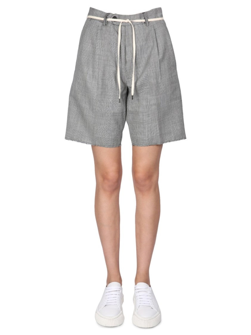 Aspesi Stretch Flannel Bermuda Shorts