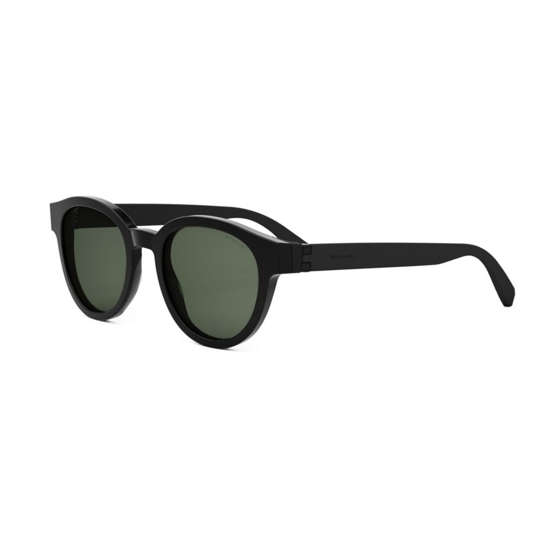 Bulgari Bv40042i Round Matte Black Sunglasses