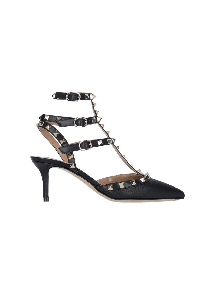 Valentino Garavani Rockstud 65' Heels – Black