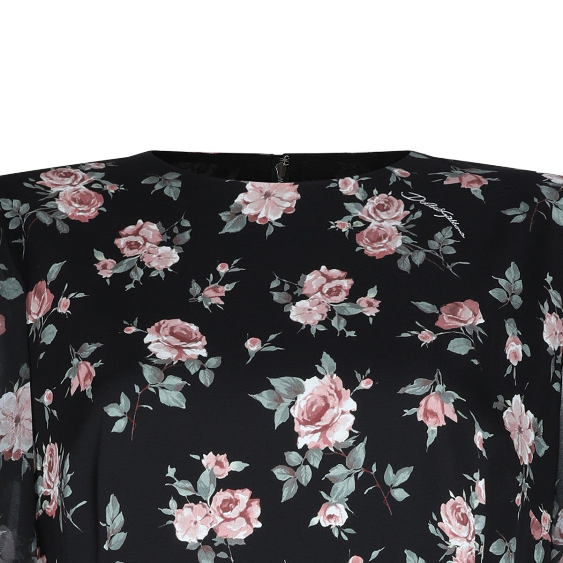 Dolce & Gabbana Black Silk Dress