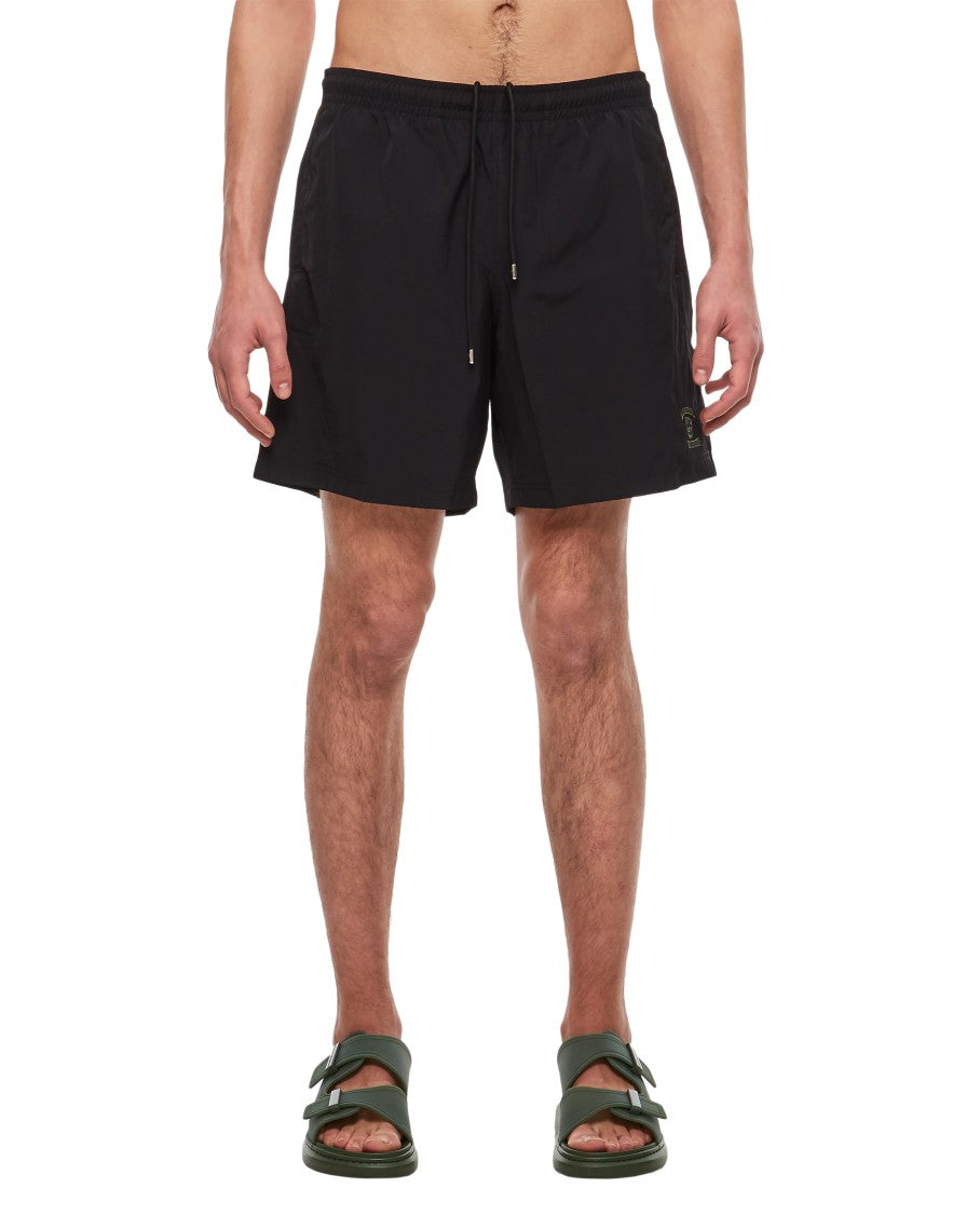 Alexander Mcqueen Varsity Skull Swimshorts