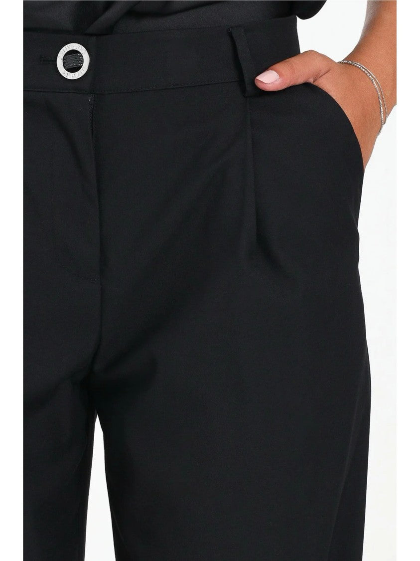 Armani Exchange High Waist Chino Pants With Tailored Fit And Functional Pockets