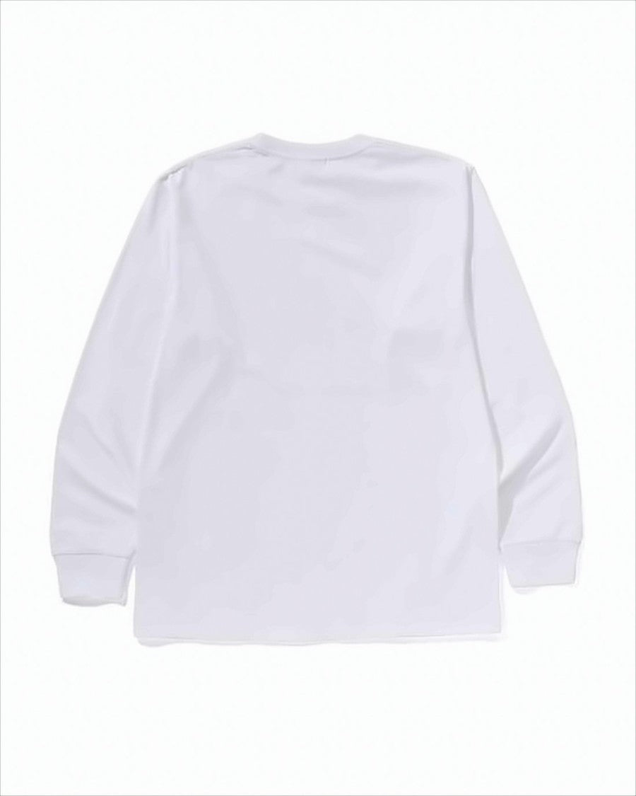 Bape Minimalist Long-Sleeve T-Shirt With Subtle Logo Patch