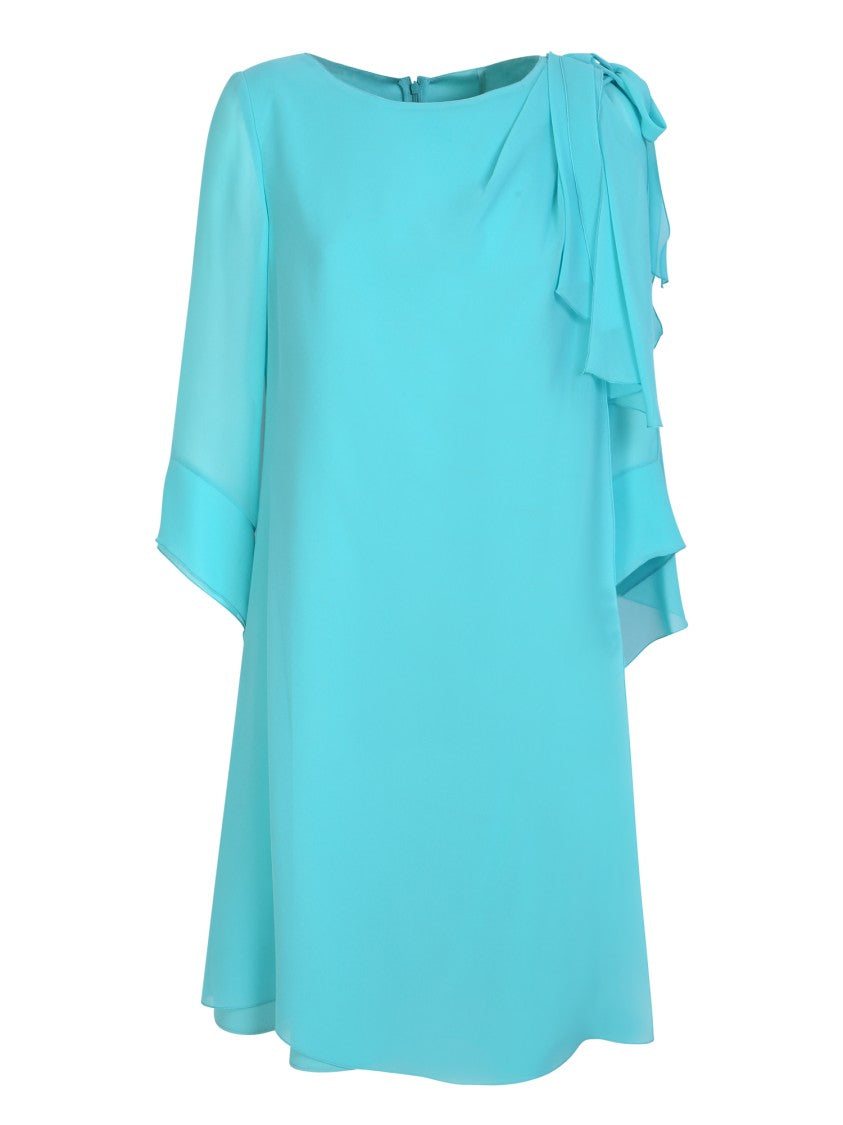 Chantal Lenoir Silk Dress With Draped Panel