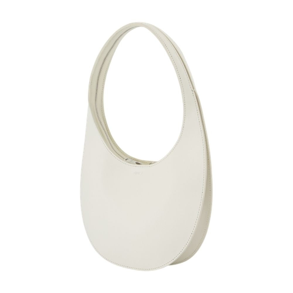 Coperni Double Gusset Swipe Bag - Leather - White