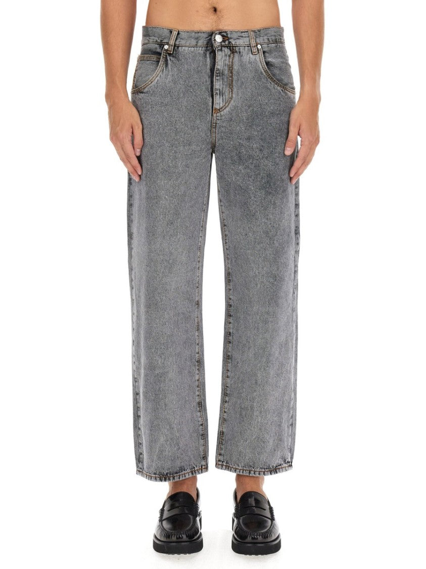 Etro Grey Easy Fit Jeans