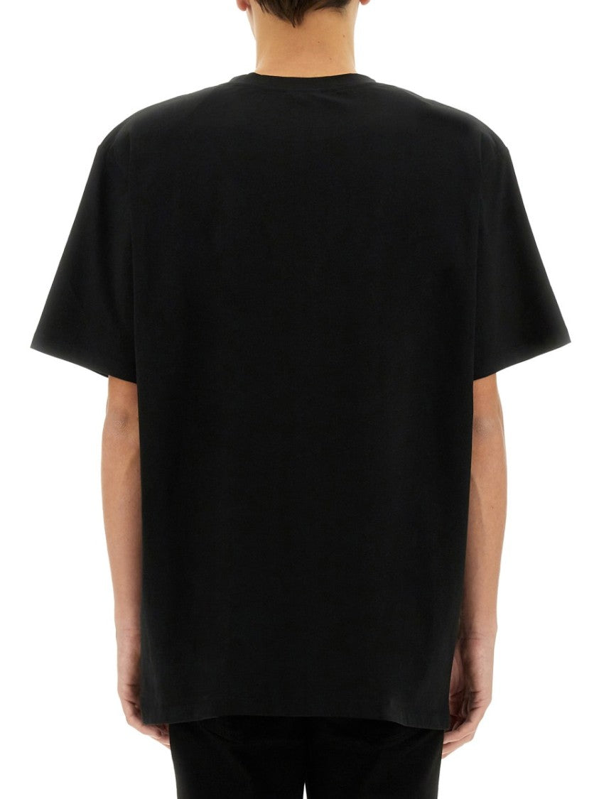 Balmain Relaxed Fit Black T-Shirt