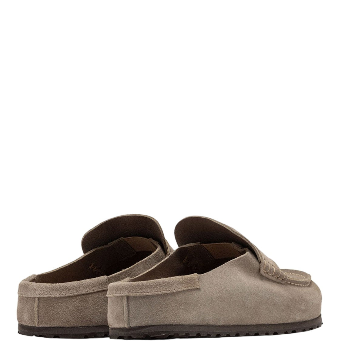 Birkenstock Naples Wrapped Loafers With Exposed Stitching And Eva Sole