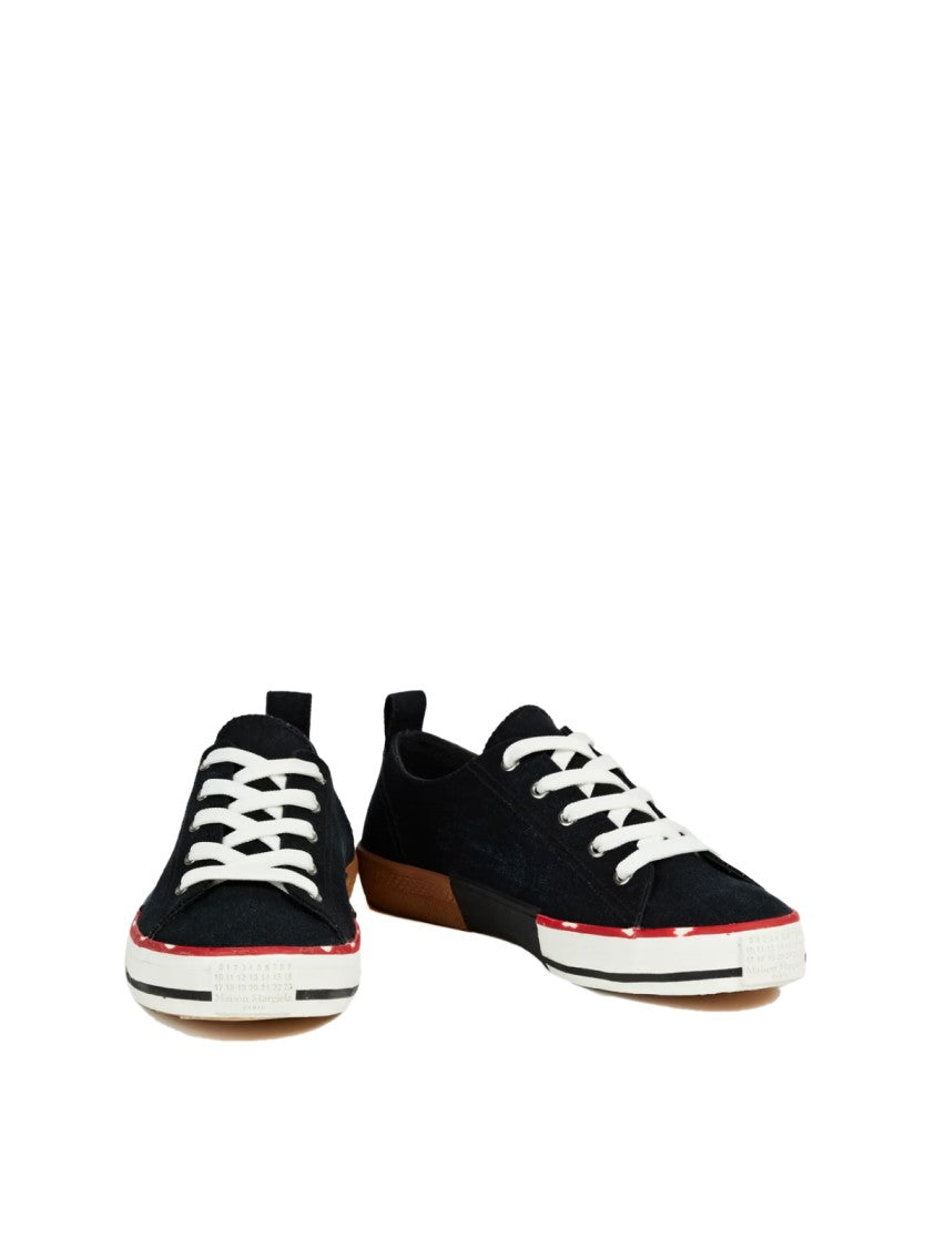 Maison Margiela Printed Logo Canvas Sneakers