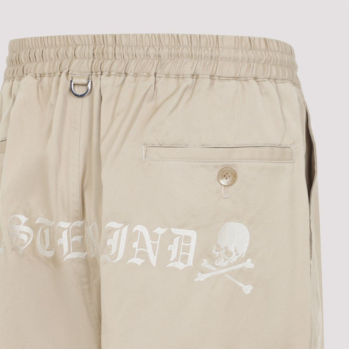 Mastermind Japan Beige Cotton-Blend Easy Pants