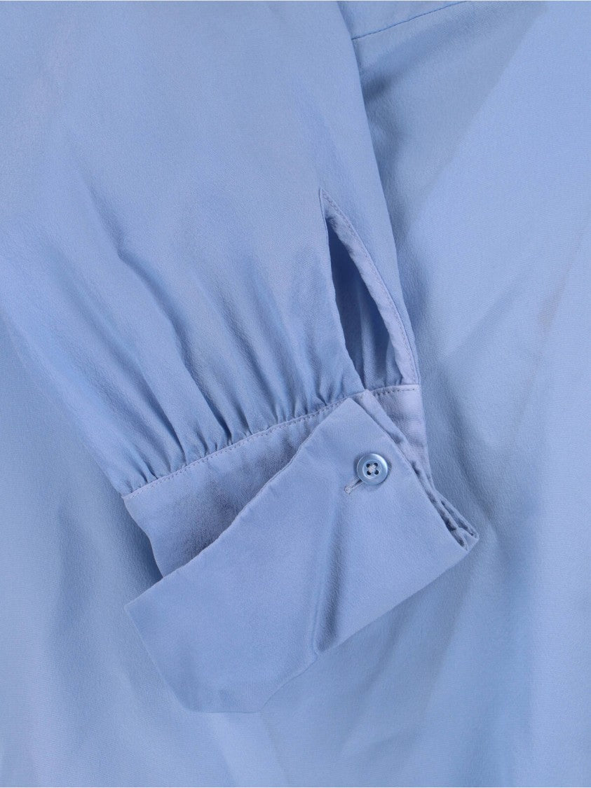 Maison Margiela Classic Blue Shirt With Tailored Fit And Button-Down Design