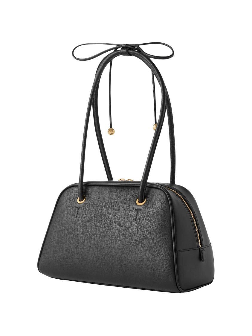 Furla Poppy M Structured Bow Shoulder Bag