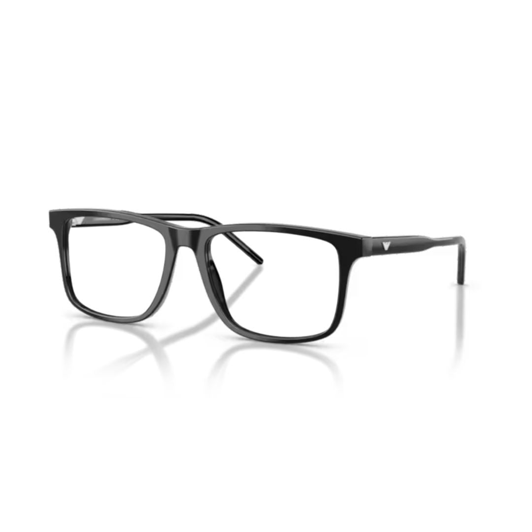 Emporio Armani 0Ea3257 Rectangular Acetate Eyeglasses With Polished Finish