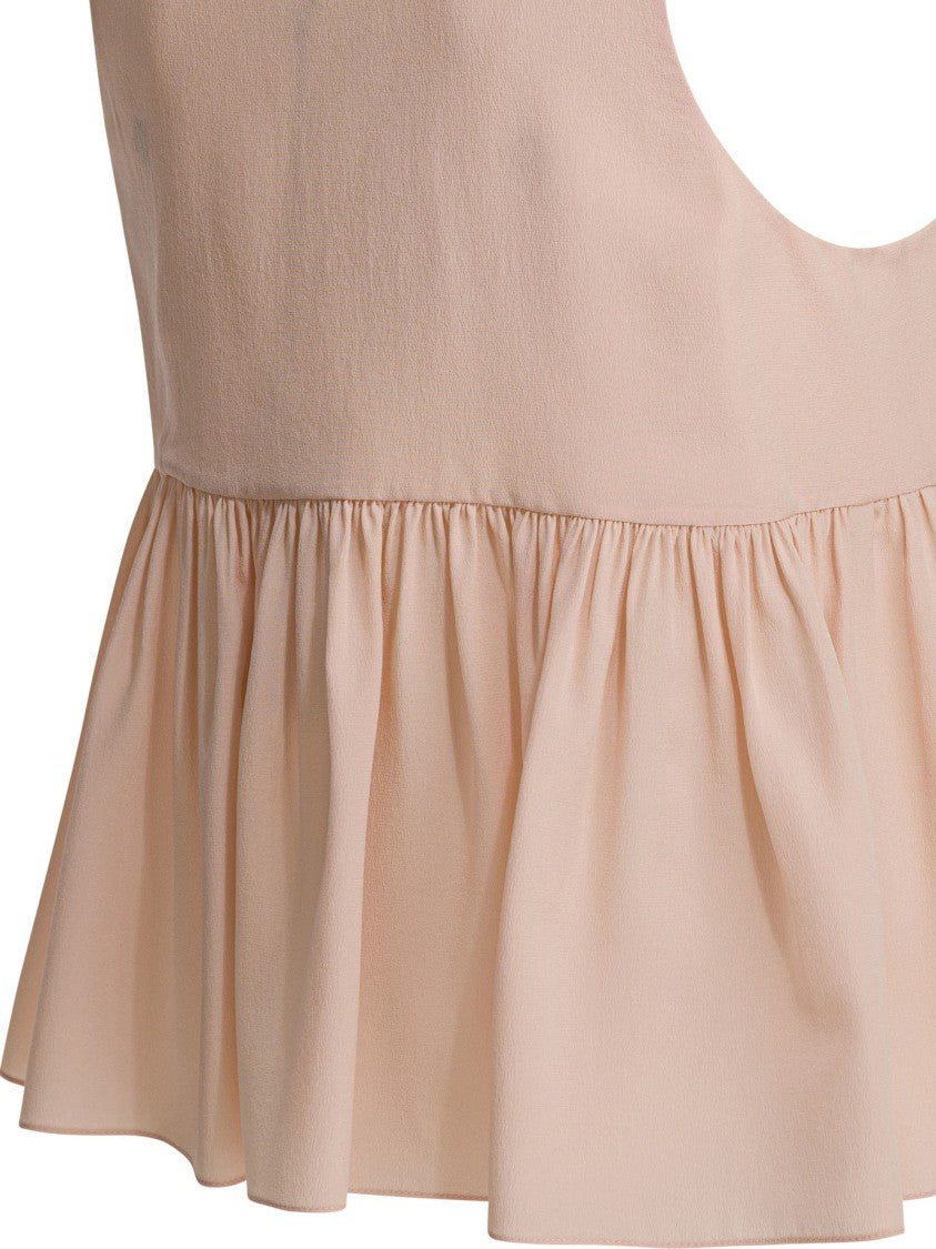 Chloé Silk Crepe De Chine Top