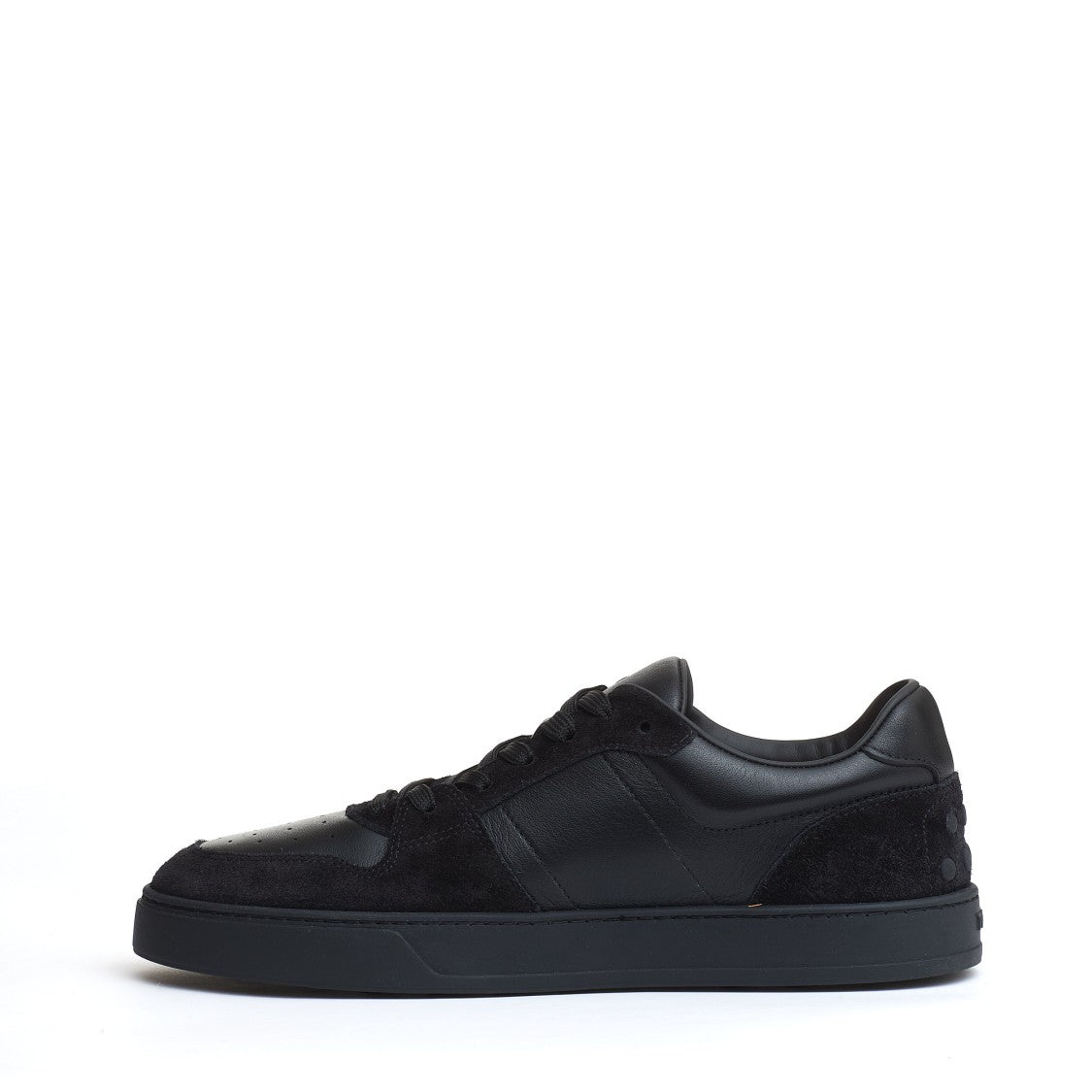 Tod's Black Suede And Leather Basketball Sneakers