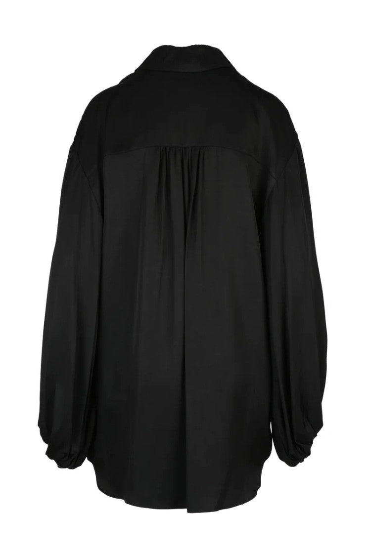 Khaite Satin Shirt - Black
