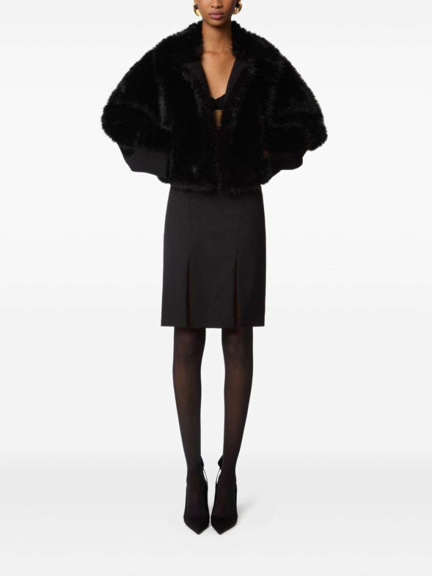 Nina Ricci Black Concealed Fastening Side Pocket Jacket