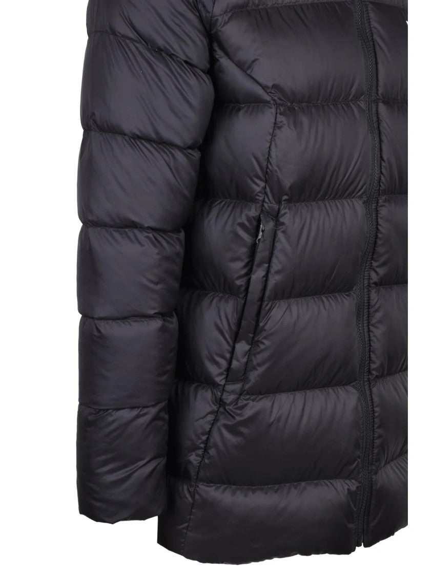 The North Face Quilted Down Jacket With Thermal Insulation And Practical Pockets