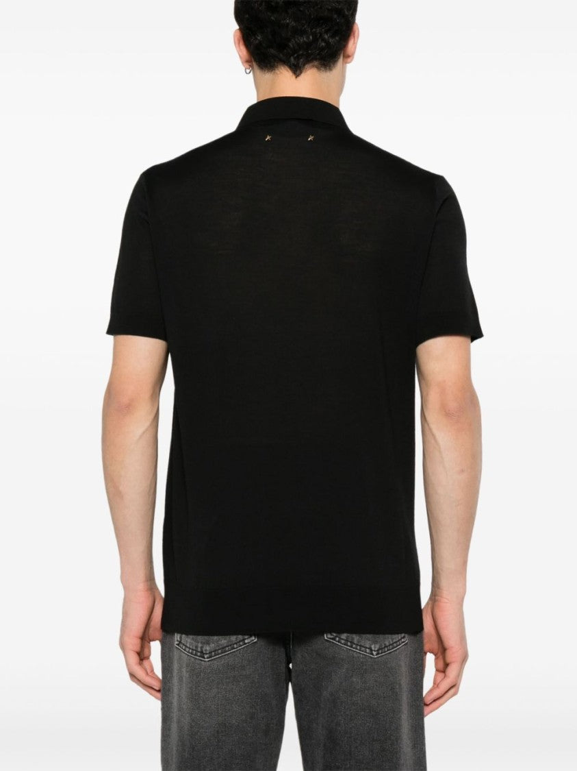 Golden Goose Merino Wool Polo Shirt