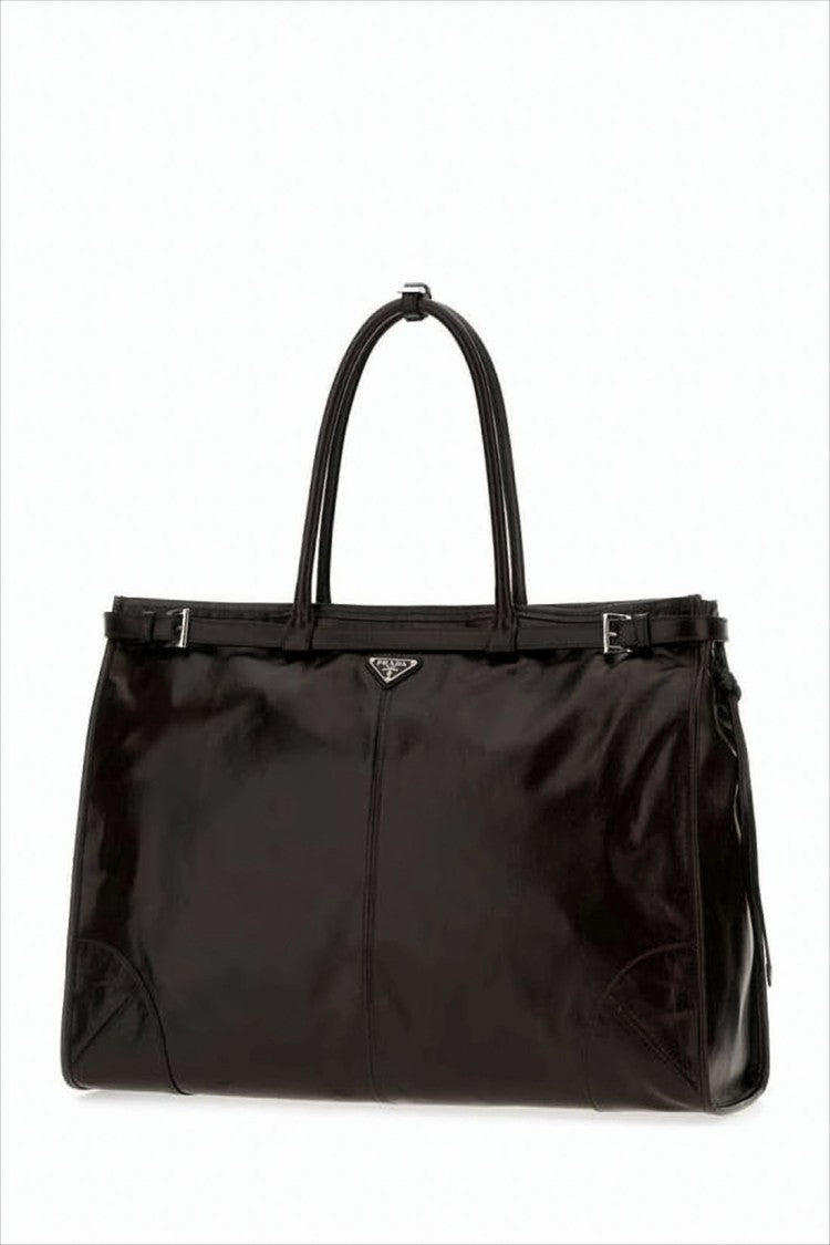 Prada Smooth Calf Leather Tote Bag