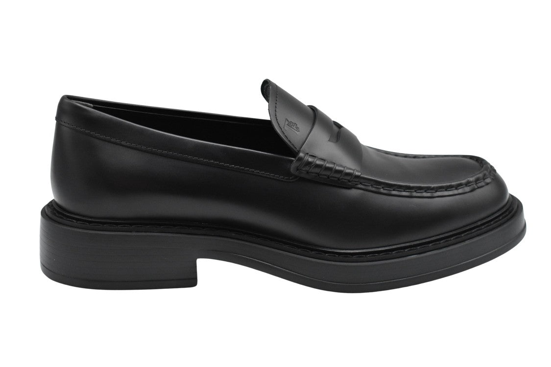 Tod's Black Loafers
