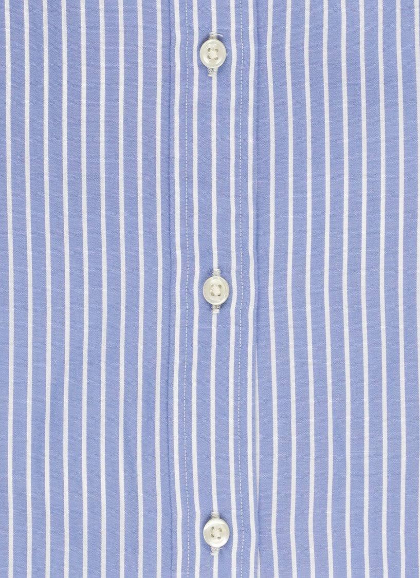 Polo Ralph Lauren Light Blue Pony Striped Shirt