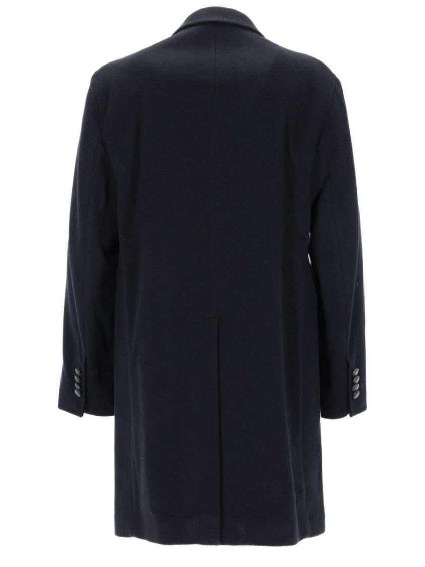 Paltò Double-Breasted Wool Blend Coat With Tailored Fit