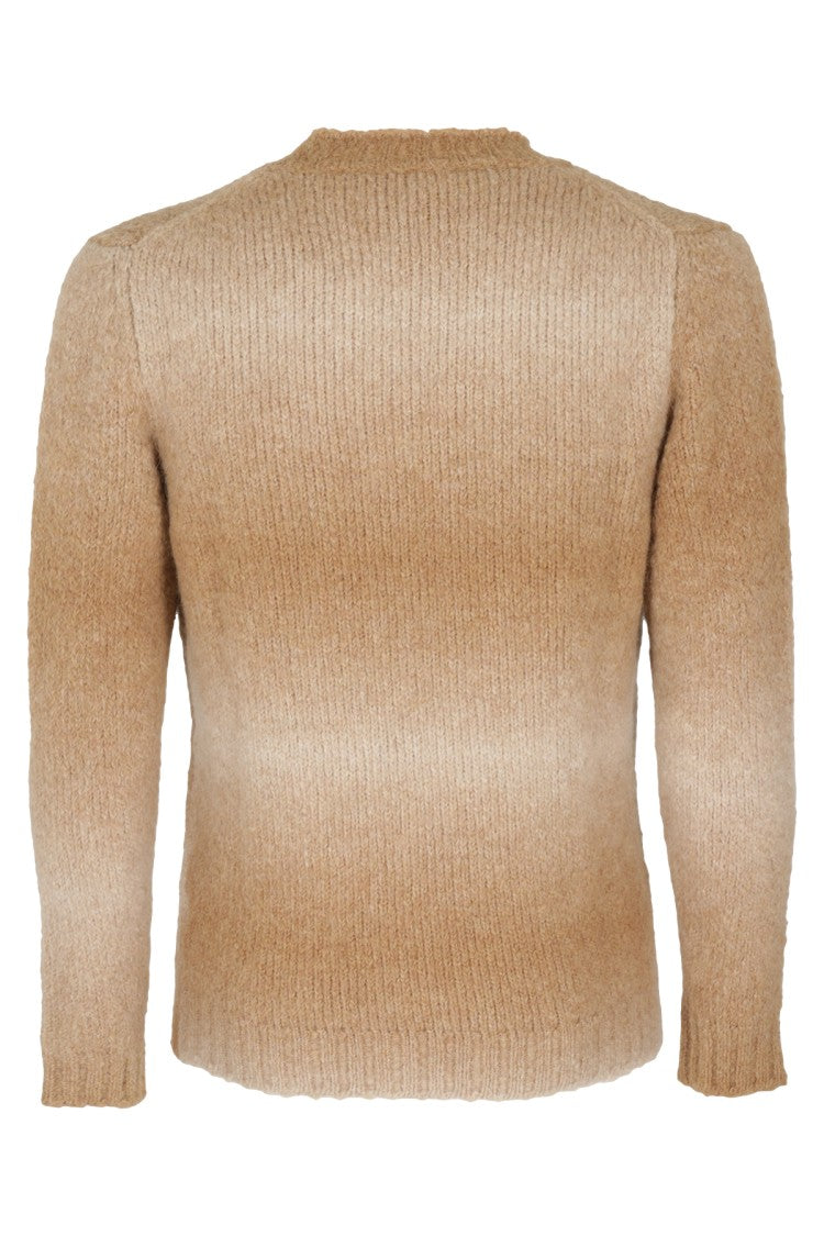 Kangra Camel Ribbed Alpaca-Blend Sweater