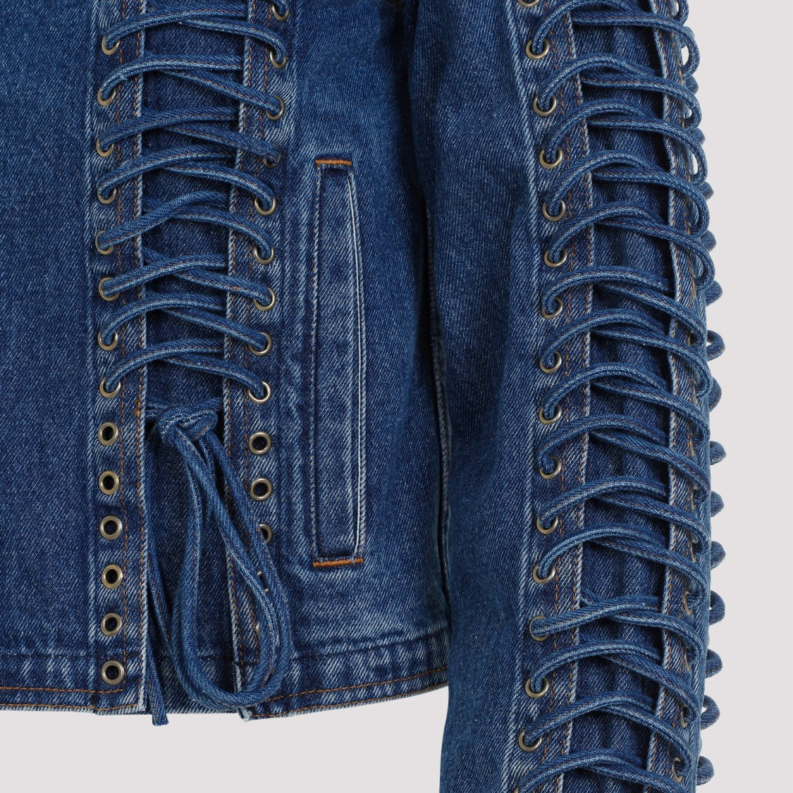 Jean Paul Gaultier Corset Denim Jacket