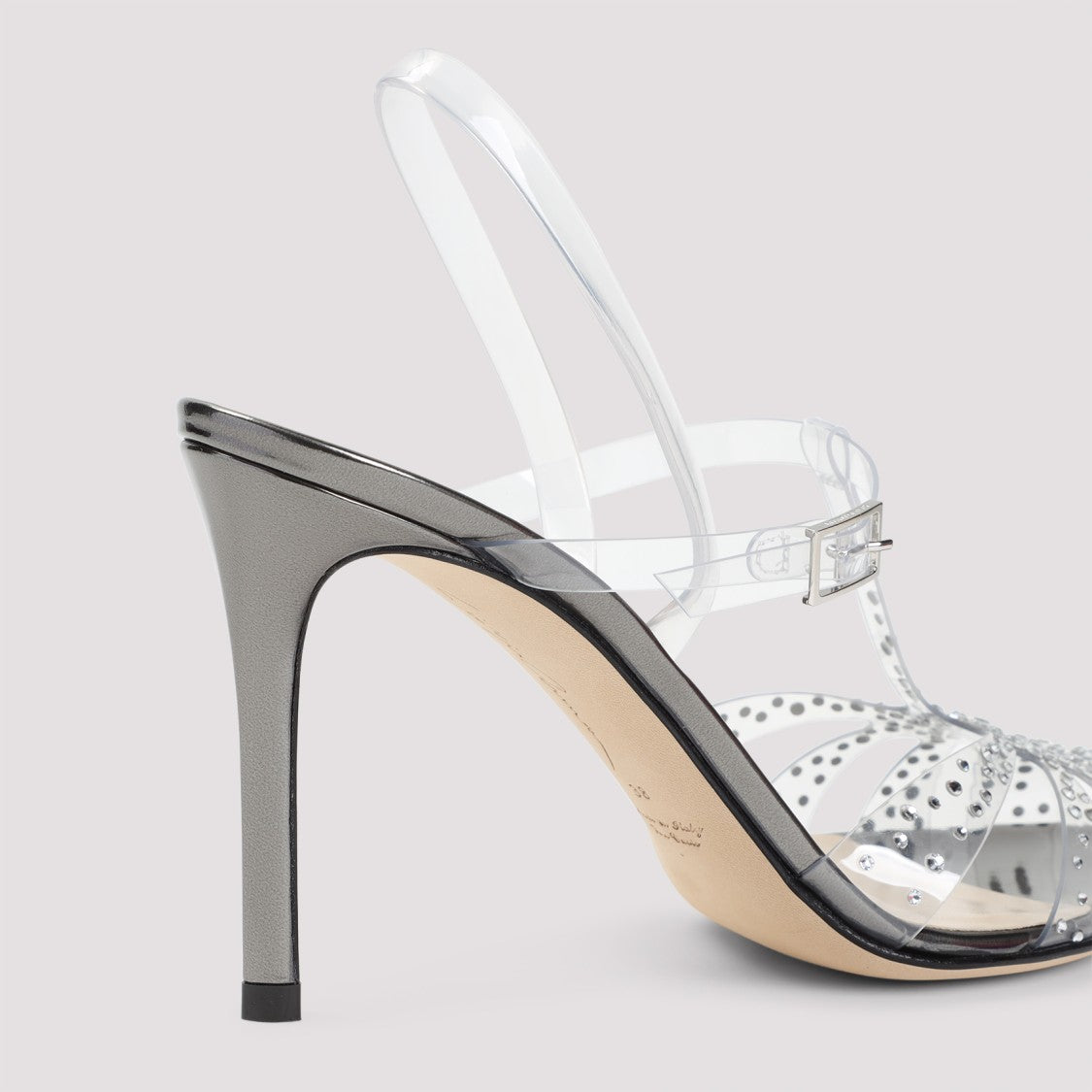 Giorgio Armani Transparent High-Heeled Sandals