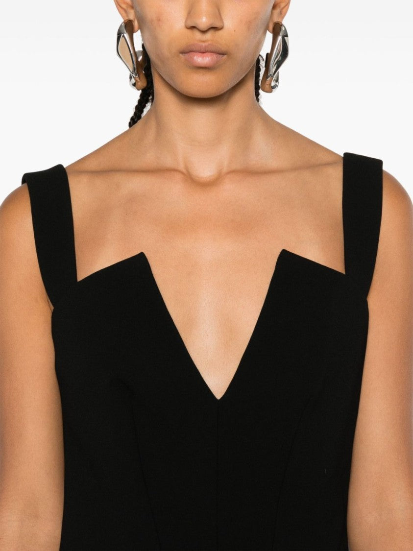 Givenchy V-Neck Sleeveless Dress