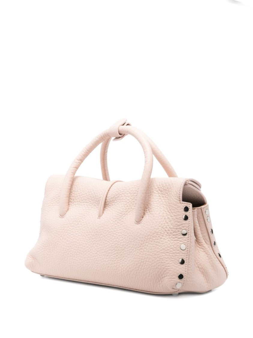 Zanellato Textured Leather Handbag With Structured Silhouette