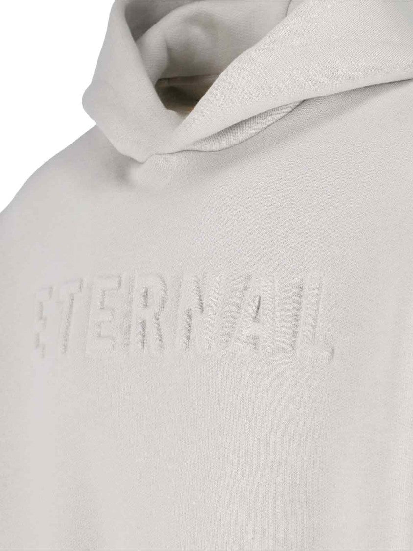 Fear Of God Relaxed Fit Grey Hoodie