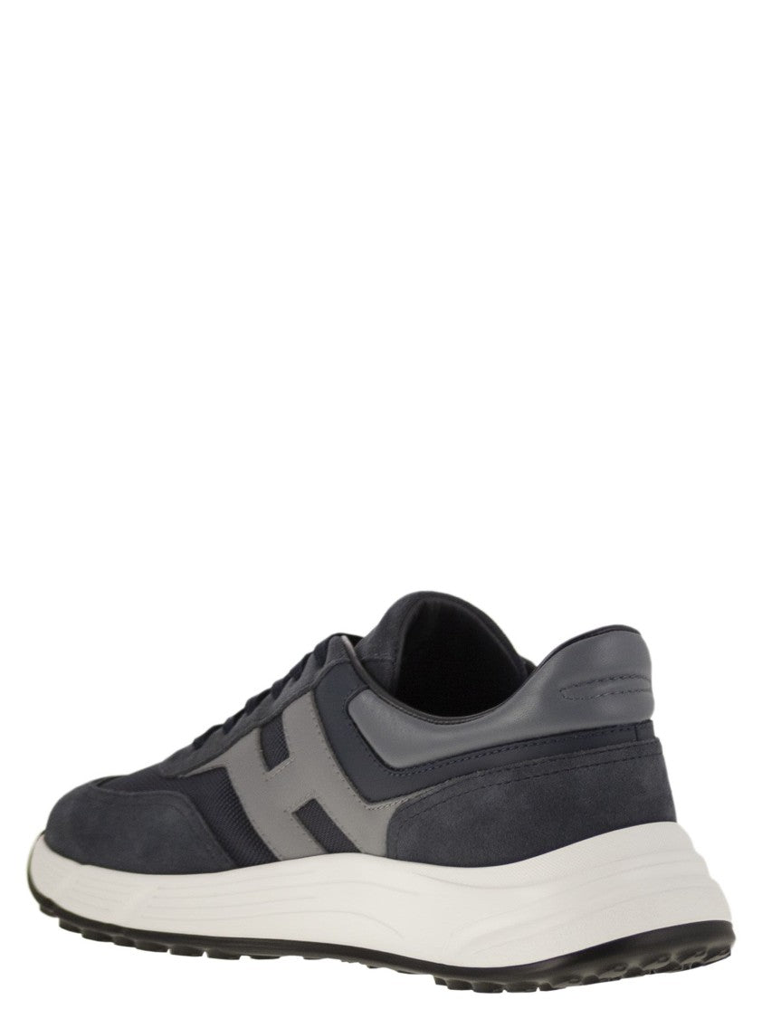 Hogan Hyperlight - Suede And Canvas Sneakers