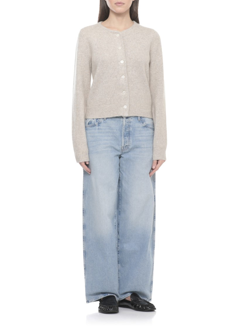 Guest In Residence Beige Ava Cashmere-Silk Cardigan