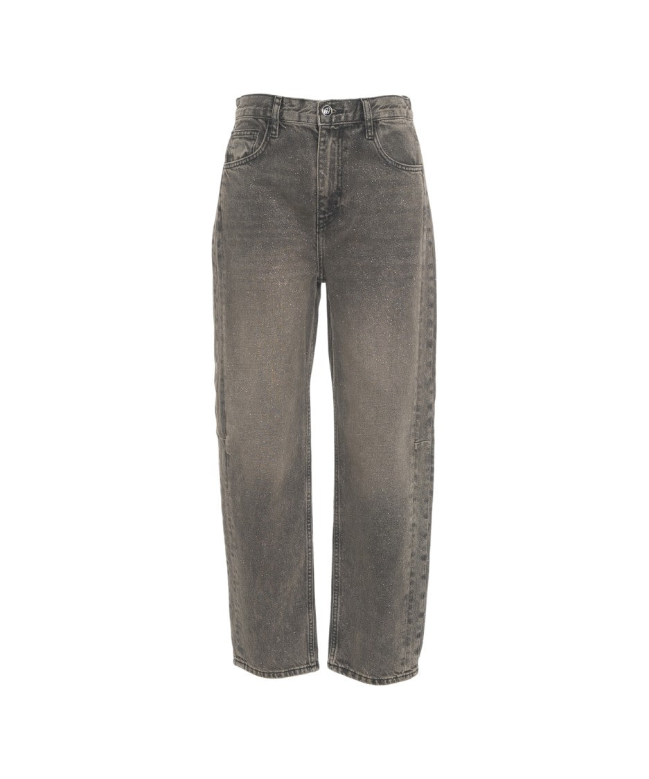 Liu Jo Balloon Jeans With Glitter Finish