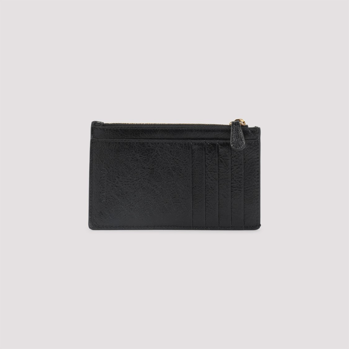 Balenciaga Black Lamb Leather Le City Long Card Holder