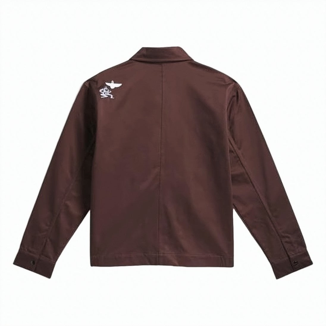 Adidas Brown Casual Jacket With Zippered Closure