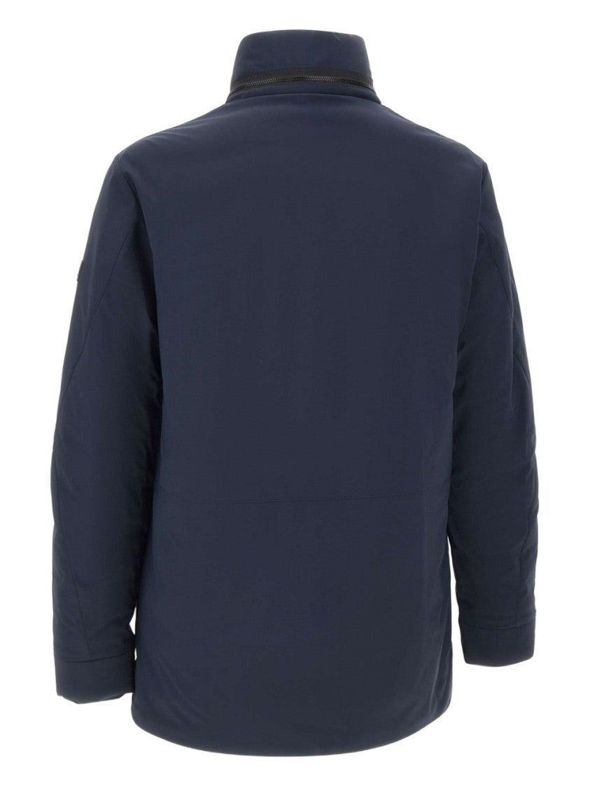 Peuterey Tailored Neutrals Coat With Structured Silhouette