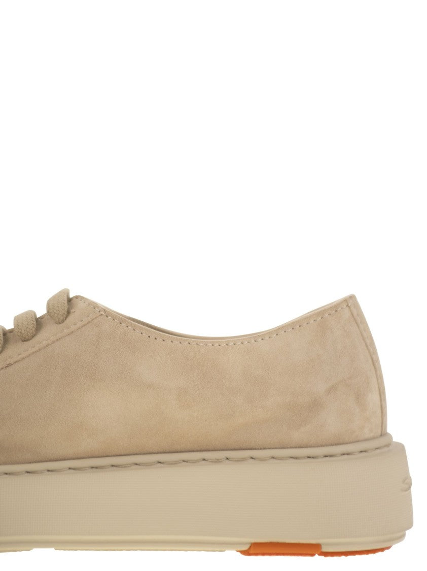 Santoni Suede Sneakers