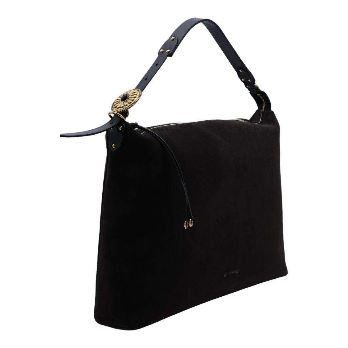 Etro Black Rectangular Medallion Shoulder Bag