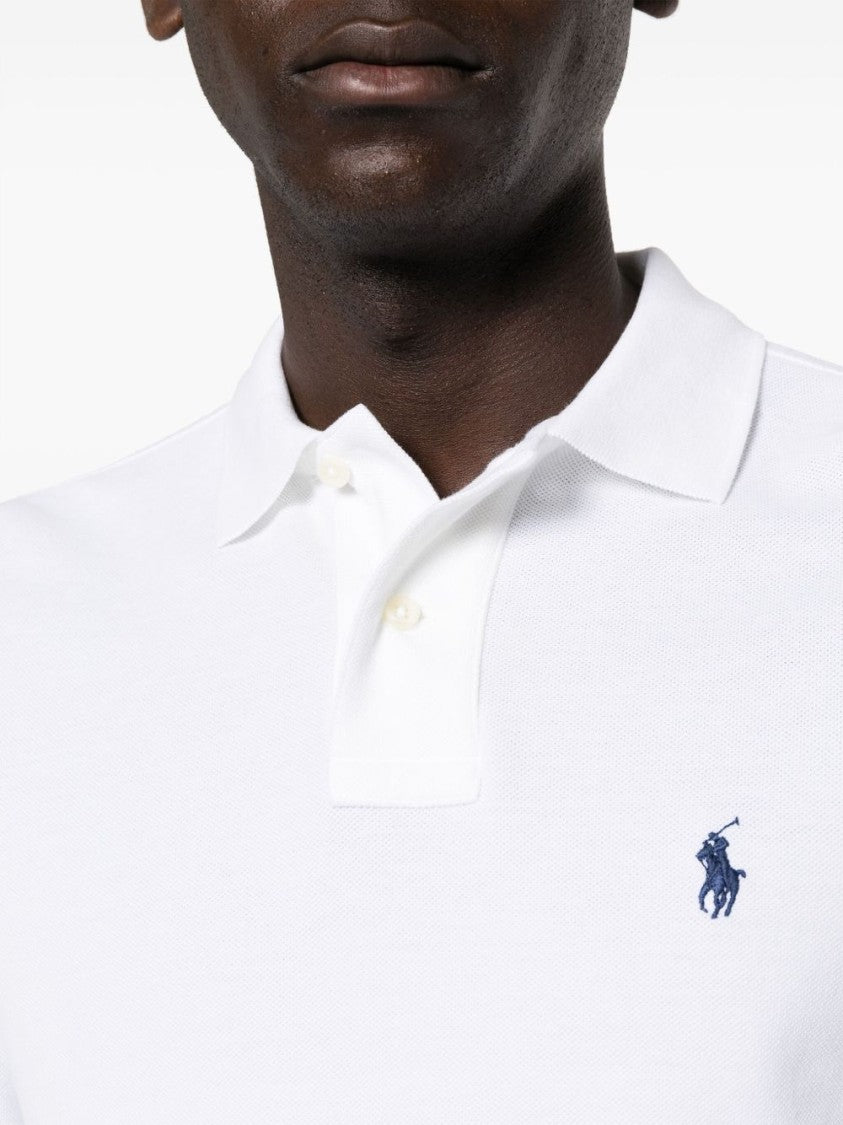 Polo Ralph Lauren Classic Long-Sleeve White Polo Shirt